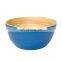 Eco Friendly Set of 4 Natural Bamboo Wooden Bowl, Handmade Serving Bowls