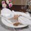 Rustic straw napkin rings in oval shape Cheap Wholesale Tableware set water hyacinth napkin holder rings wovenmade in Vietnam