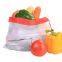 Polyester mesh bag vegetable and fruit bag storage mesh bag repeatable drawstring mesh bag