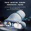 Wireless Earbuds Bluetooth Headphones Noise Canceling Translucent Earphones HiFi Dual Stereo in-Ear Earbuds with Charging Case
