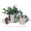 2016 New Stainless Steel Garden Modern Flowerpot