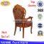 French solid wood dining antique carved back chair for restaurant used dining chair