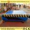 stationary hydraulic dock ramp for manual pallet stacker