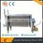 Leader simplicity of operator plate and frame cardboard liquid products filter
