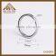 Fashion manufactor promotional 15mm split rings round wholesale