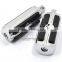 BJ-FP216-051 Chrome Billet Aluminum Foot Pegs Pedal for Serrated Harley Davidson Style