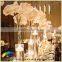 Centerpiece in a silver lined vase