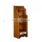 Brand New Portable Plastic DIY Movable round triangle Bookshelf bedside table#SP-BB013