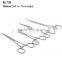Stainless Steel Straight & Curved Hemostatic Forcep WJ705
