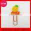 Cute cartoon silicone animal fancy shaped paper clips