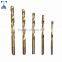 Factory Sales Directly, HSS 4241Roll Forged Twist Drill Bit, Titanium Coated