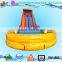 giant inflatable water slide for adults with double lane, large screamer water slide with pool for sale