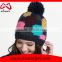 2015 Colorful slouch Knitted Beanie /Custom Beanie Hats/winter knitted hat