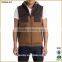 Light foldable color outdoor man jacket winter wear 100% polyester down padded jacket garment custom jacket with hood