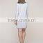 Wholesale Soft Silk Collar Adjustable Cuff Nightshirt For Women