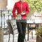 New Design Red Classic Restaurant Waitress Uniform