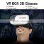 2016 best virtual reality headset VR box 3d glasses with bluetooth controller for google cardboard