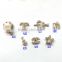 Alloy Jewelry 3D Nail Art Decoration Bow Tie For Girls