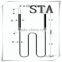 high temperature 1800C lab furnace MoSi2 molybdenum disilicide heating elements