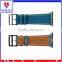 Genuine Leather Double Tour Replacement Watchband with Adapter Clasp for iWatch Apple Watch Band 38mm 42mm