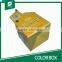 BEVERAGE INDUSTRY HIGH QUALITY KRAFT PAPER COLOR BOXES FOR 4 PACKING BOTTLE JUICE