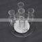 Rotated Clear Acrylic Jewelry Display Racks