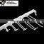 High Quality Display Tube Bar Double Line Hooks With Pirce Tag Holder