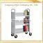 Metal Library Mobile Book Carrier, Metal Library Mobile Steel Library Book Ladder, School Furniture Book Carrier
