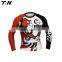 wholesale mens custom designed short sleeve compression jersey
