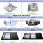Small radius undermount double bowl stainless steel wash basin