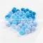 Factory supply DIY crafts blue series pompoms toys for kids or wedding party decoration