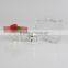 50ml pure clear cube perfume glass bottle