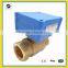 mini 2 way DC12V electric motor valve for boiler water treatment, chilled water system