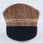 Light yellow handle mini half moon blush brush cosmetic brush