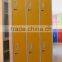 Metal 6 door storage wardrobe with legs