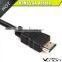 23cm black standard HDMI male to VGA female adapter cable with audio out for laptop