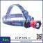 XML T6 1800 LM Waterproof LED High Power Zoom Headlamp with Diffusers