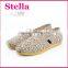 new high quality slip-on latest no lace men white canvas shoe