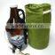 fully customized heavy duty waxed canvas beer carrier