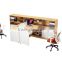 OEM Panel Office furniture office workstation for 2 person, wooden office cluster