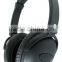noise cancelling wired headphones studio stereo earphones for airline use