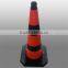 safety colored reflective banding PE traffic cone