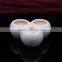 Three Heads Soy Wax Scented Candle in White Pottery Cerammic Jars