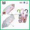 21 inch girl 3 folds cheap aluminium shaft kid cartoon umbrellas
