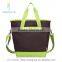 High density nylon durable big diaper bag unisex women/men tote bag/shoulder bag