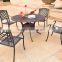 Hot sale! SH213 Cast Aluminum outdoor furniture five piece dining room tables