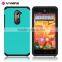 2 in 1 Mobile Phone Case for ZTE Z988 TPU+PC Hard Plastic Back Covers