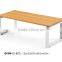 Double wooden layers coffee or tea table