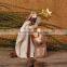 Holy family polyresin native set decoration