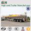 Popular in Mid east or Africa tri axle crude oil tanker semi trailer / diesel petrol fuel tank trailer